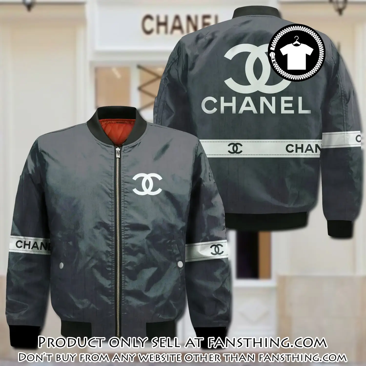 Chanel bomber jacket luxury brand clothing clothes outfit for men women 03 fst5009143